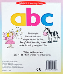 Baby's First Learning Book a b c