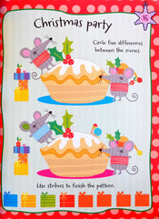 Santa's Reindeer Sticker Activity book