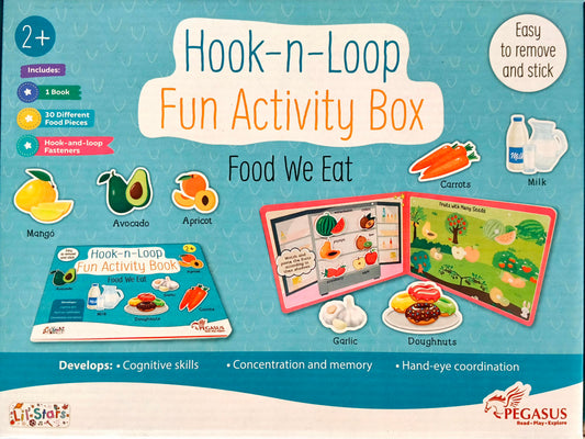 Hook n Loop Fun Activity Box Food we Eat
