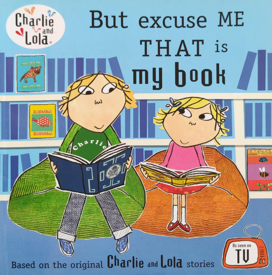 But excuse me that is my book