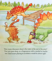 How many Dinosaurs deep?