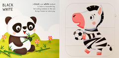 My First Mix & Match Puzzle Book: Wild Animals Learn Colour