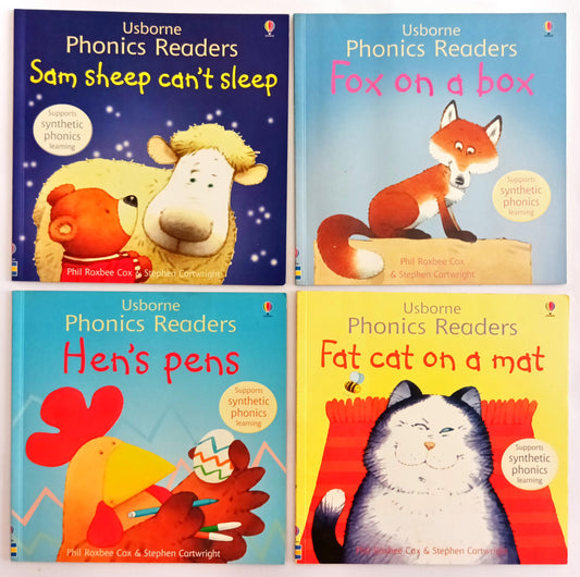 Usborne Phonic Readers Combo (4 Books)