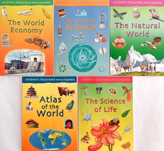 Children's Illustrated Encyclopedia Combo (5 Books)