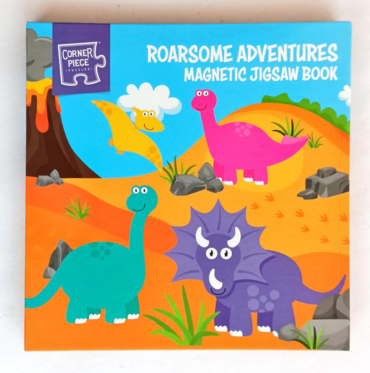 Roarsome Adventures Magnetic Jigsaw Book