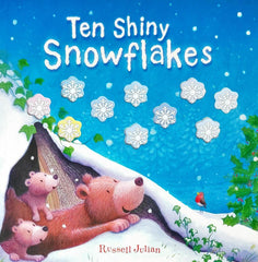 Ten Shiny Snowflakes