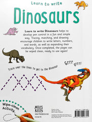 Learn To Write Dinosaures( Wipe And Clean)