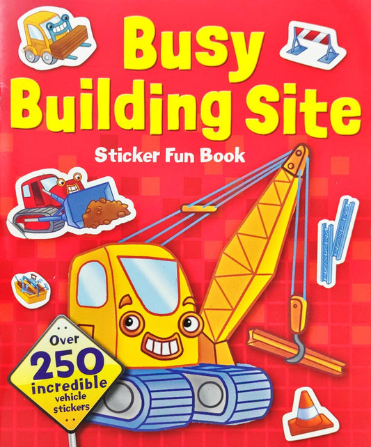 Busy Building Site Sticker Fun Book