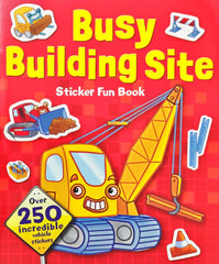 Busy Building Site Sticker Fun Book