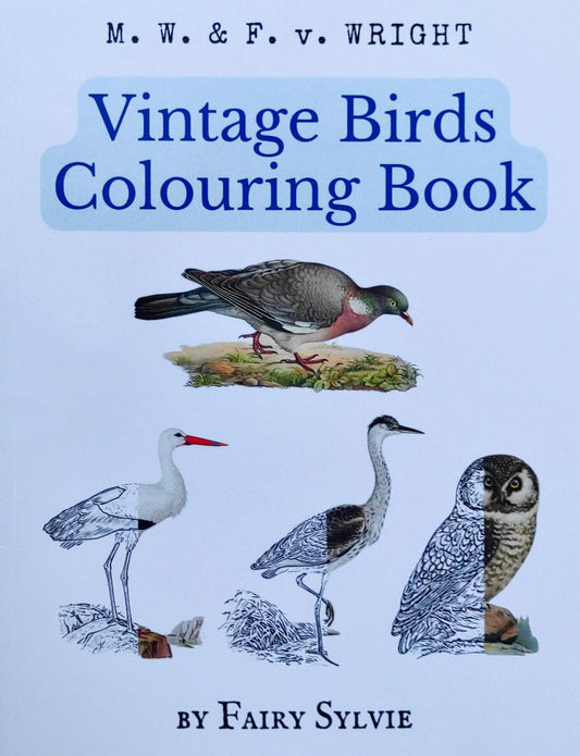 Vintage Bird Colouring Book