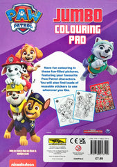 Paw Patrol Jumbo Colouring Pad