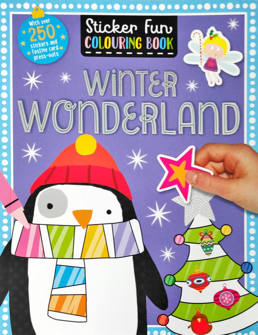 Winter Wonderland (Sticker Fun Colouring Book)