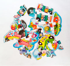 Transport Puzzle (5 Transports Puzzle Pieces)
