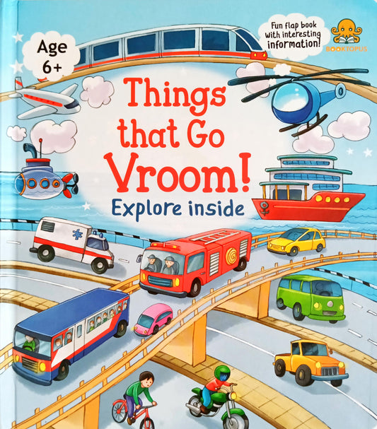 Things that go Vroom! Eplore Inside(Flap Book)