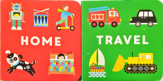 Travel & Home Book Combo (2 Books/Board Book)