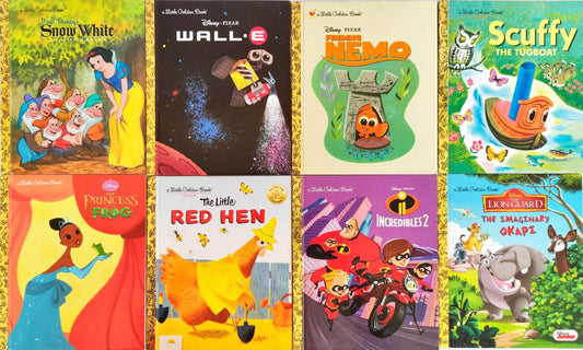 Disney A Little Golden Book Combo (8 Books)