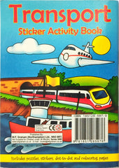 Transport Sticker Activity Book