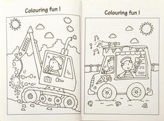 Noisy Wheels Colouring and Activity Book