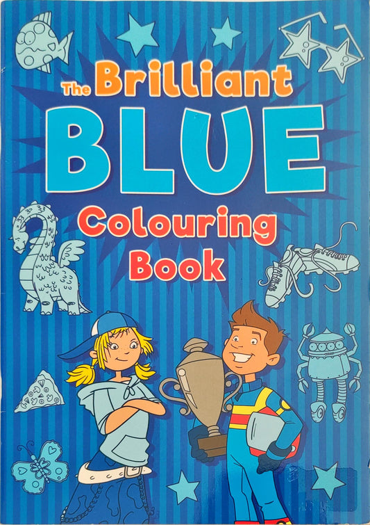 The Brilliant Blue Colouring Book