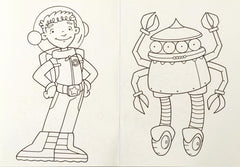 The Brilliant Blue Colouring Book