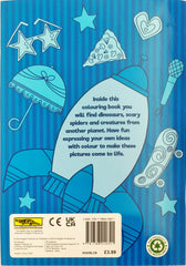 The Brilliant Blue Colouring Book