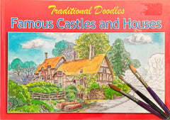 Traditional Doodle Famous Castles and Houses