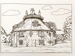 Traditional Doodle Famous Castles and Houses