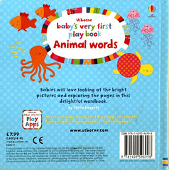 Usborne Baby's very First Play book Animal Words