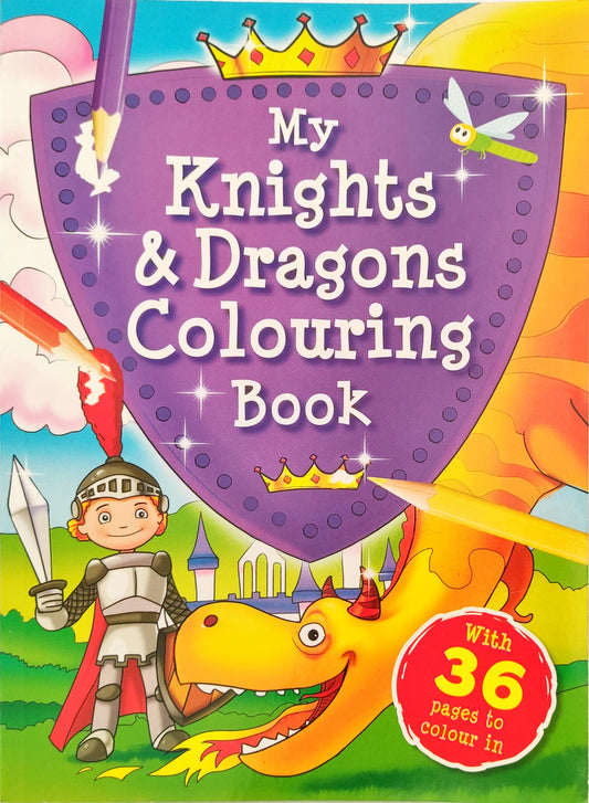 My Night and Dragon Colouring Book