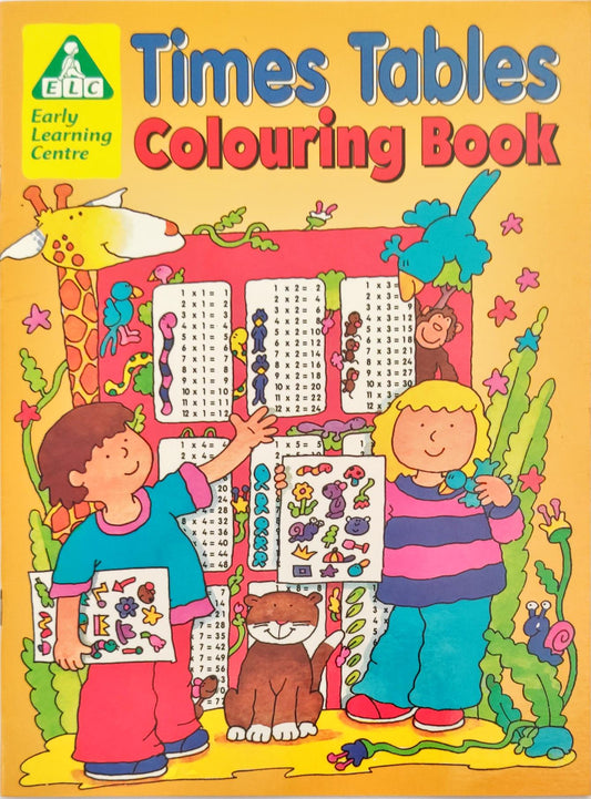 Times Tables Colouring Book