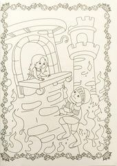 My Night and Dragon Colouring Book