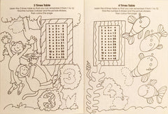 Times Tables Colouring Book