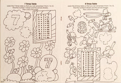 Times Tables Colouring Book