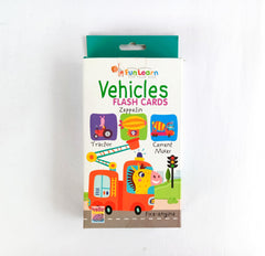 VEHICLES 30 FLASH CARDS BOX