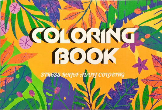 Colouring Book Stress Relief Adult Colouring