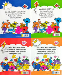 Mr Men & Little Miss Activity Combo (4 Books)