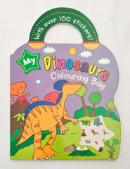 My Dinosaur Colouring Bag (With Over 100 Stickers)