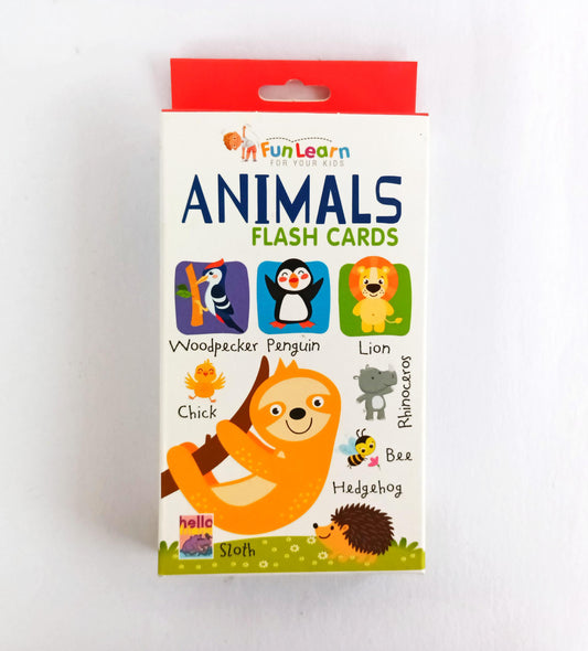 ANIMALS 30 FLASH CARDS BOX