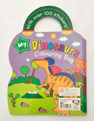 My Dinosaur Colouring Bag (With Over 100 Stickers)