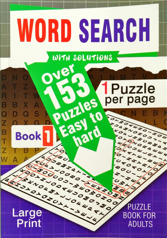 Word Search Book 1 (Over 150 Puzzles )