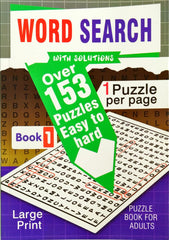 Word Search Book 1 (Over 150 Puzzles )