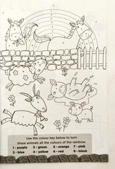 Farmyard Fun Shaped Super Colouring Fun