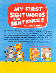 My First Sight Words and Sentences Activity Book