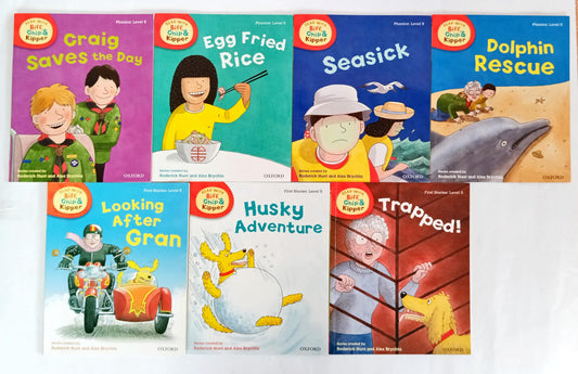 Biff Chip and Kipper Set 2 : Level 5 (7 Books)