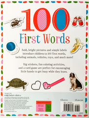 100 First Words Activity book with Stickers