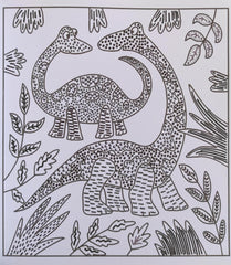 Dinosaur Magic Painting