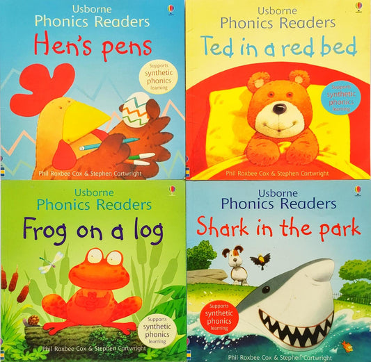 Usborne Phonics Reader Combo Set 5 (4 Books)