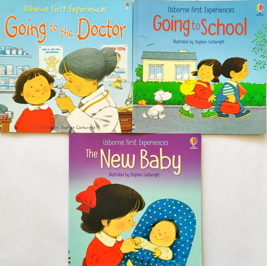 Usborne First Experience Combo Set (3 Books)