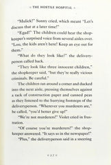 The hostile Hospital (A Series of Unfortunate Events)