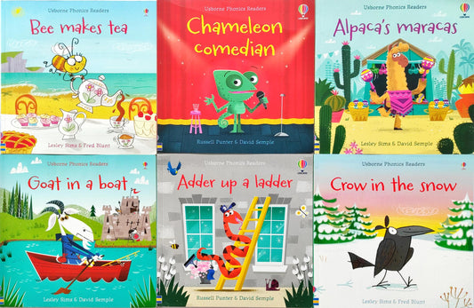Usborne Phonics Reader Combo Set 24 (6 Books)